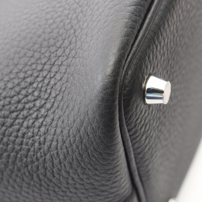 HERMES Handbag Taurillon Clemence Leather