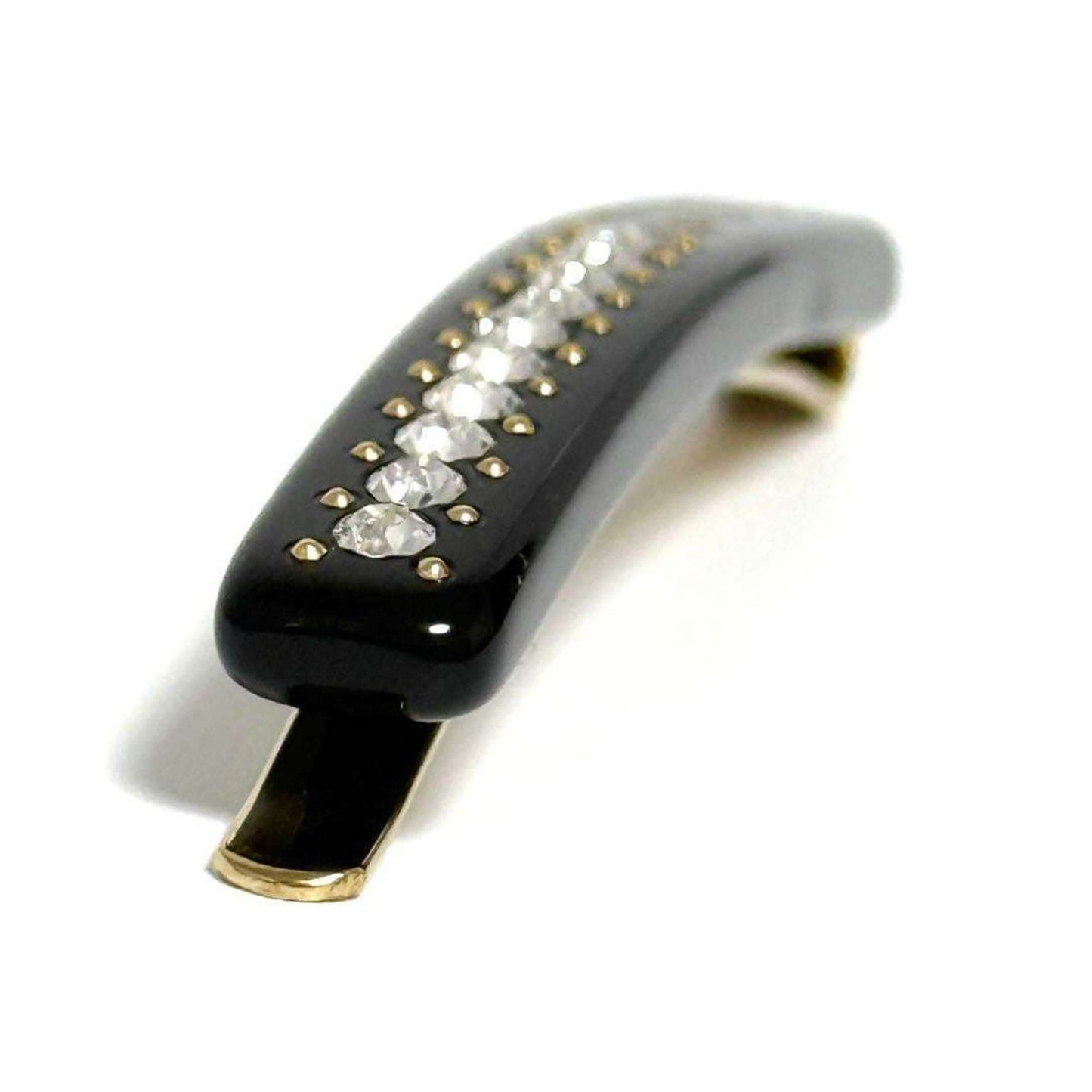 Metal Resin Rhinestone Hair Gucci Pin