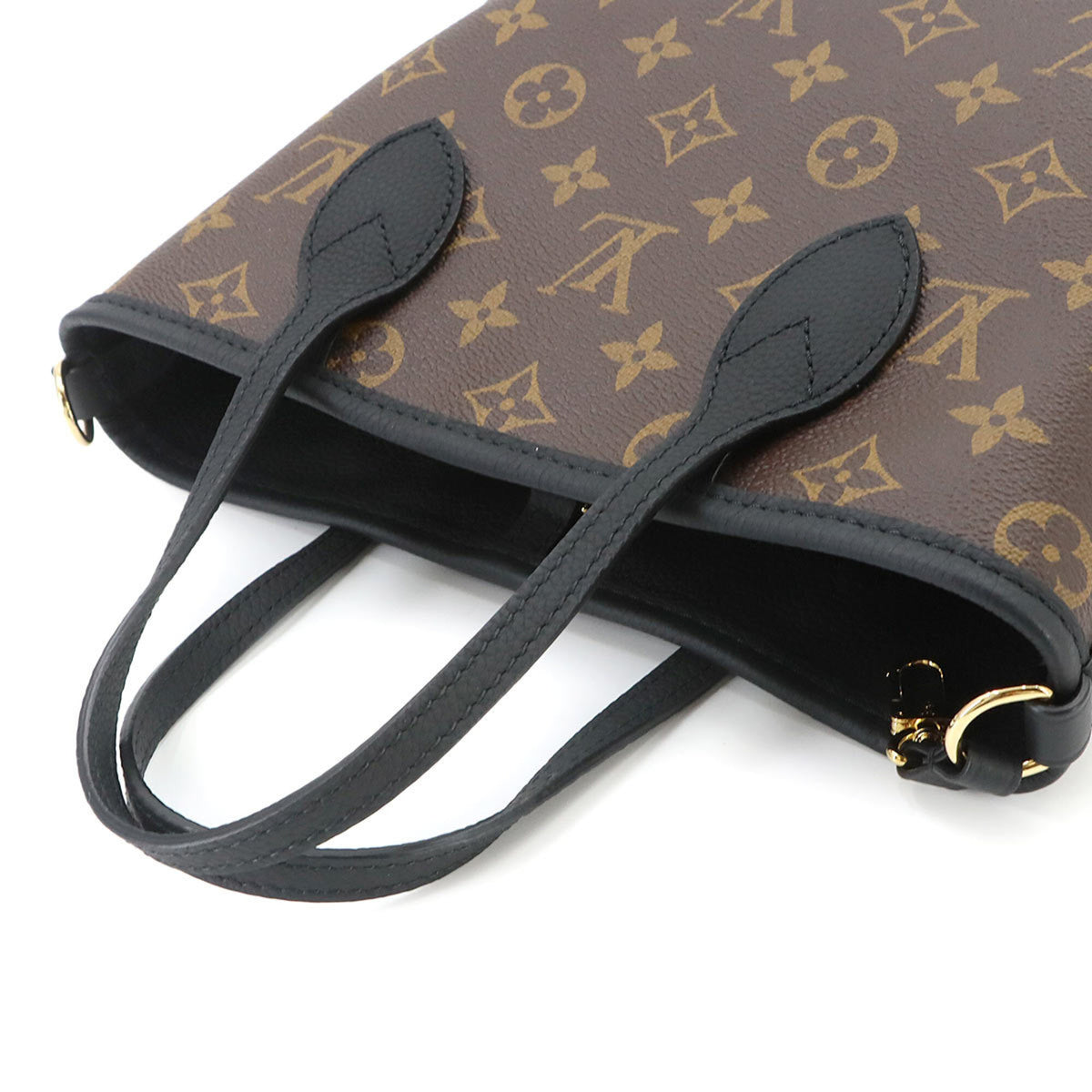 LOUIS VUITTON Handbag Pouch Monogram Canvas Leather