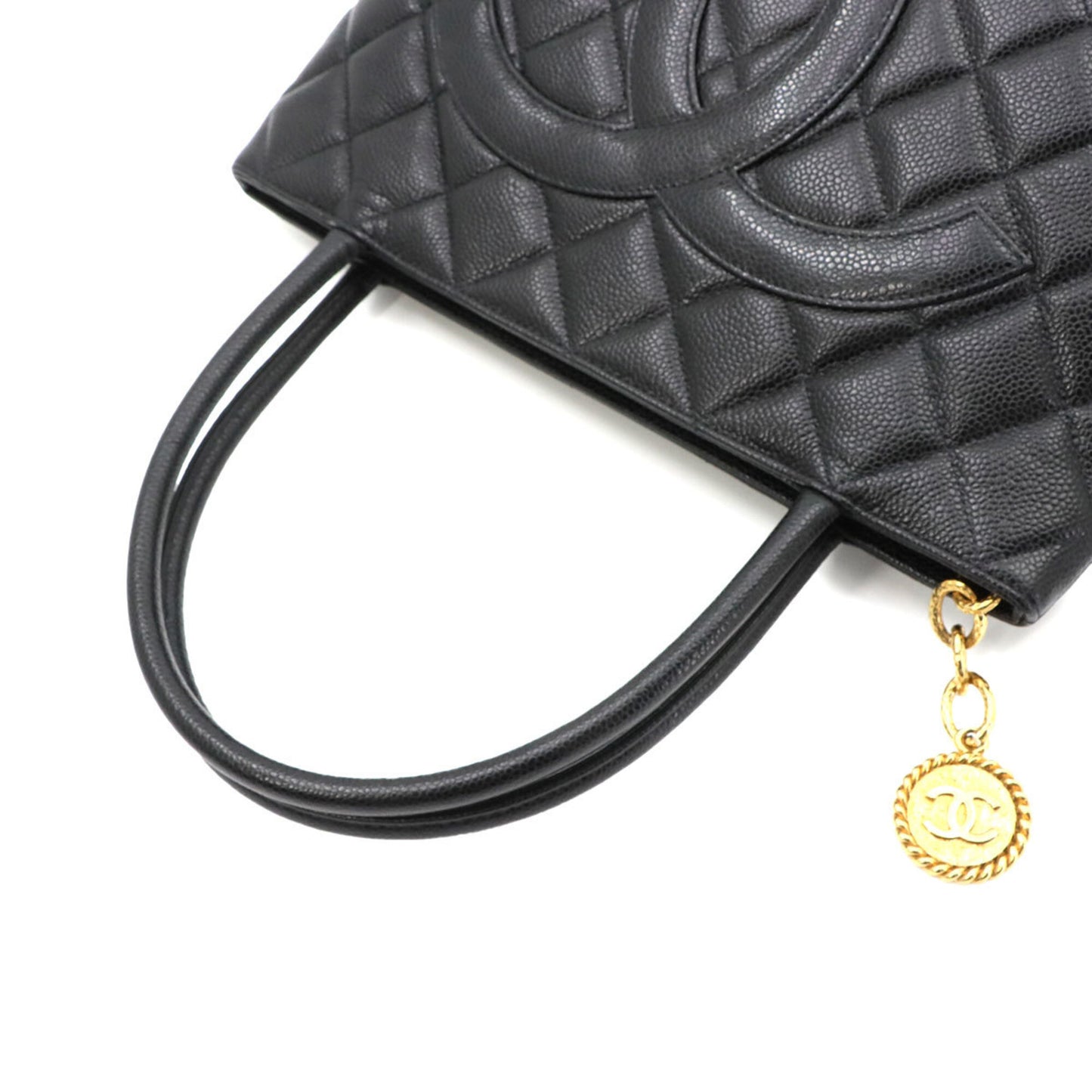 Handbag Chanel Tote Calfskin Grained