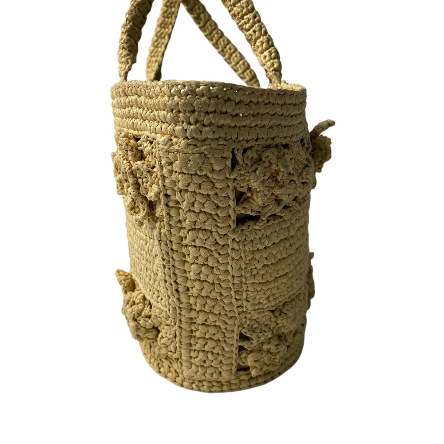 Christian Dior Shoulder Raffia Bag