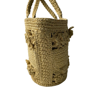 Christian Dior Shoulder Raffia Bag