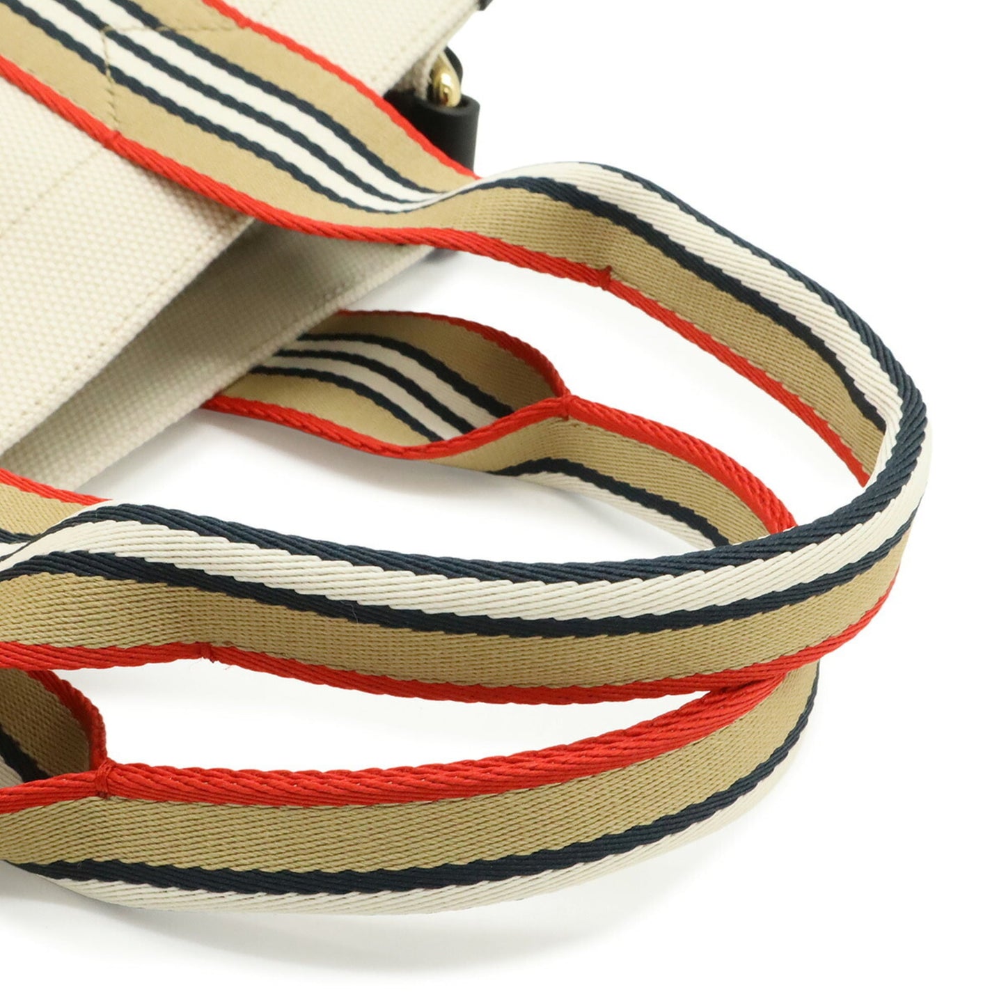 BURBERRY Shoulder Bag Tote Bag Canvas Leather