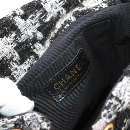 Tweed leather backpack from Chanel