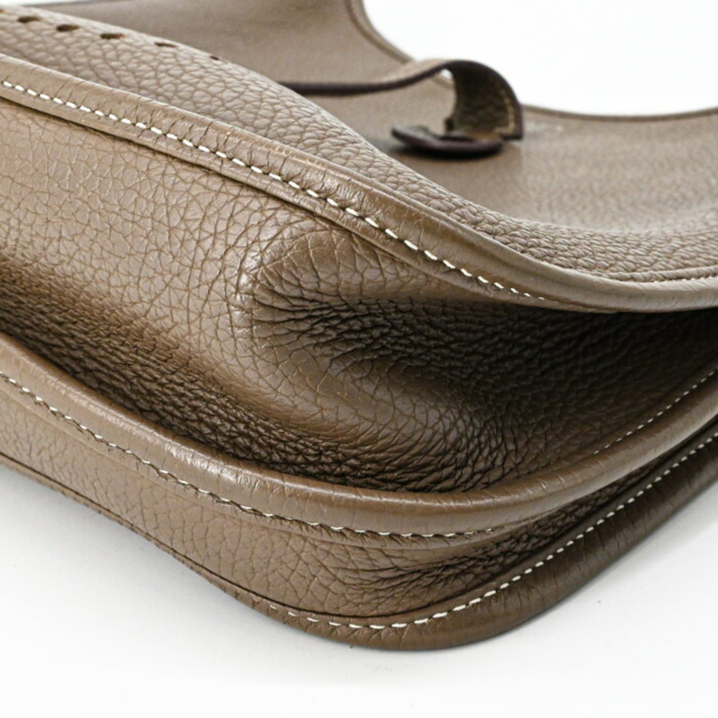 Clemence Leather Shoulder Bag By Hermes