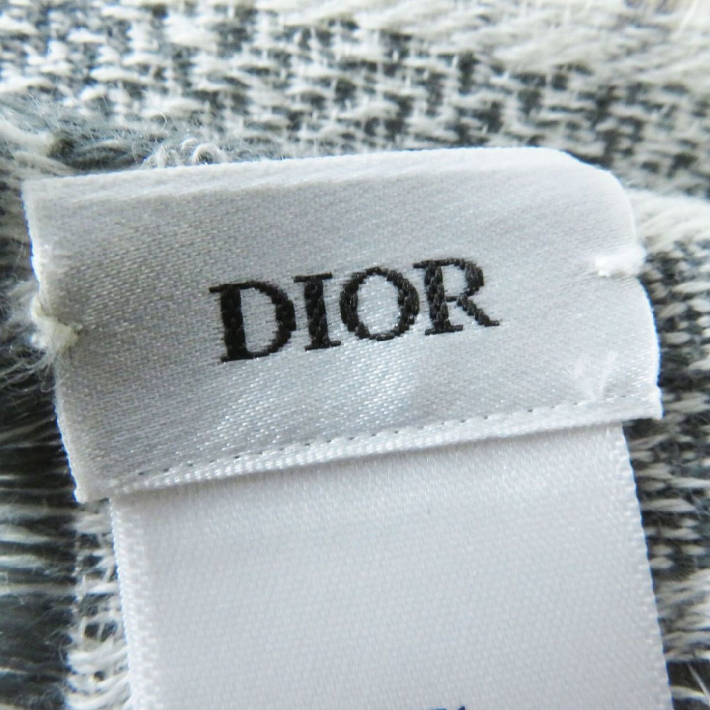 Cashmere Stole 59% Silk Dior Homme Cotton