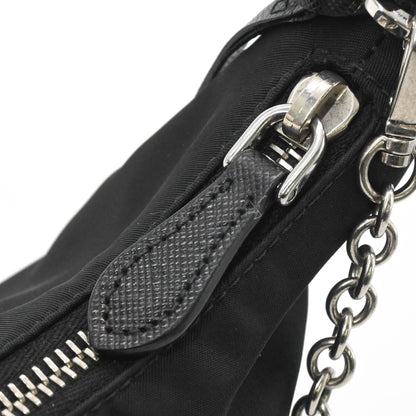 Prada Handbag Pouch Shoulder Bag Nylon Leather