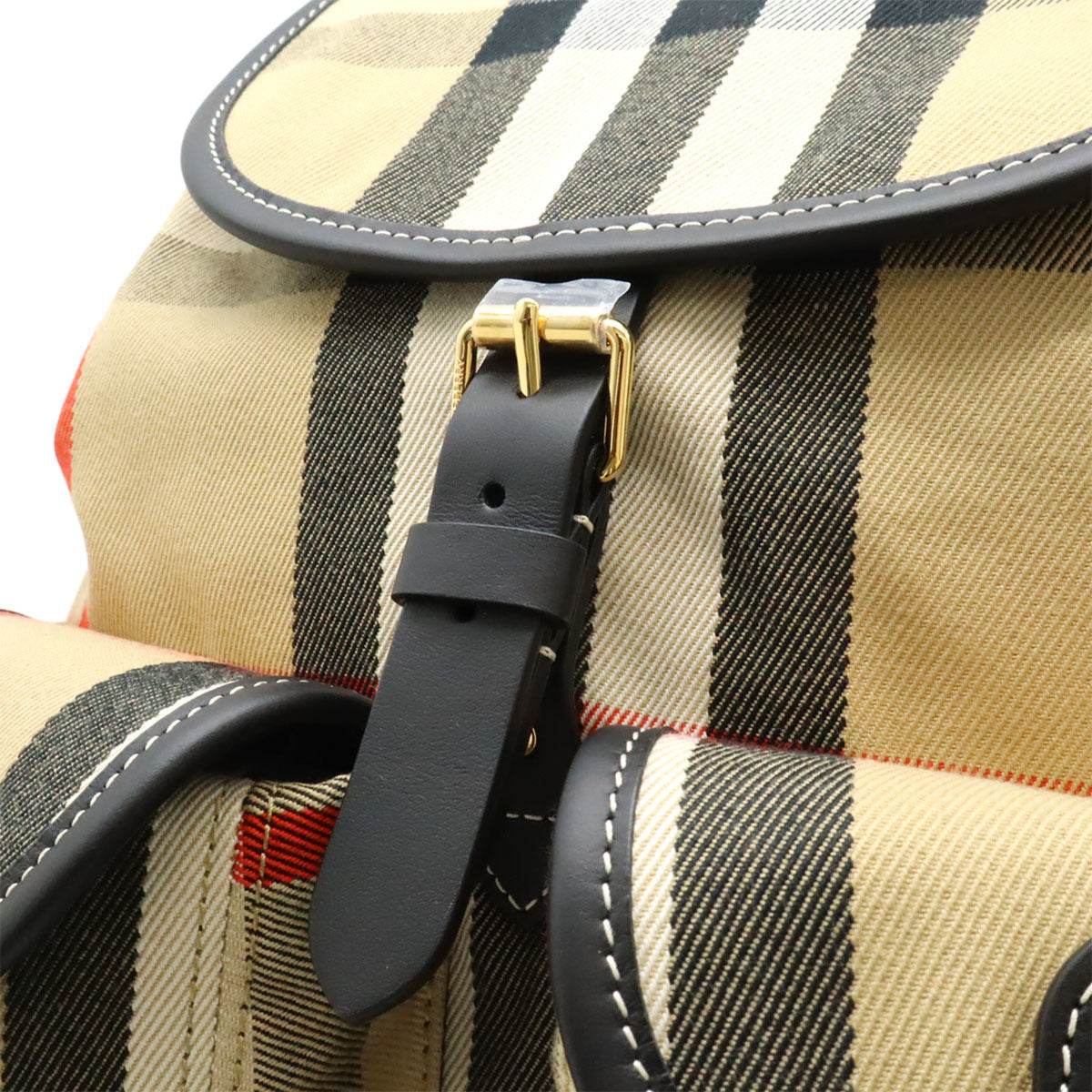 BURBERRY Backpack Canvas Leather