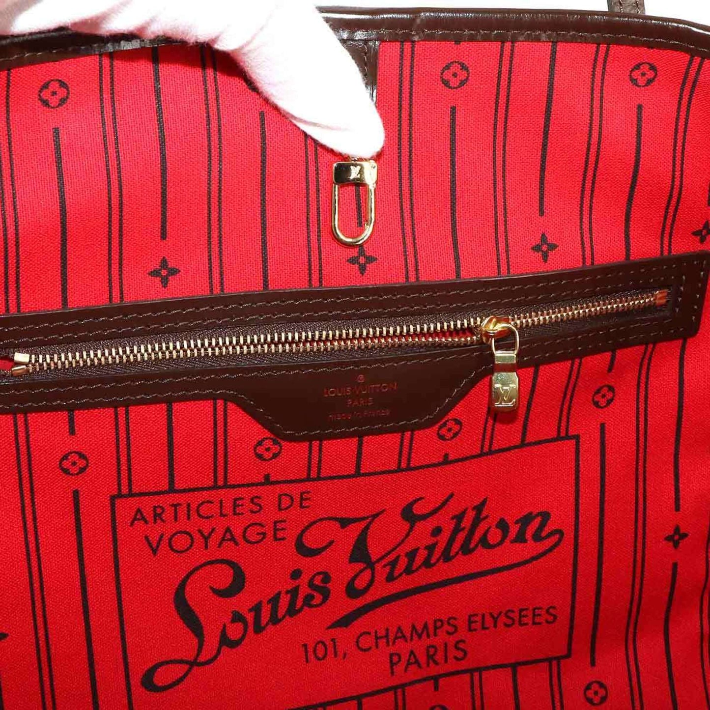 Canvas Damier Tote Bag Louis Vuitton