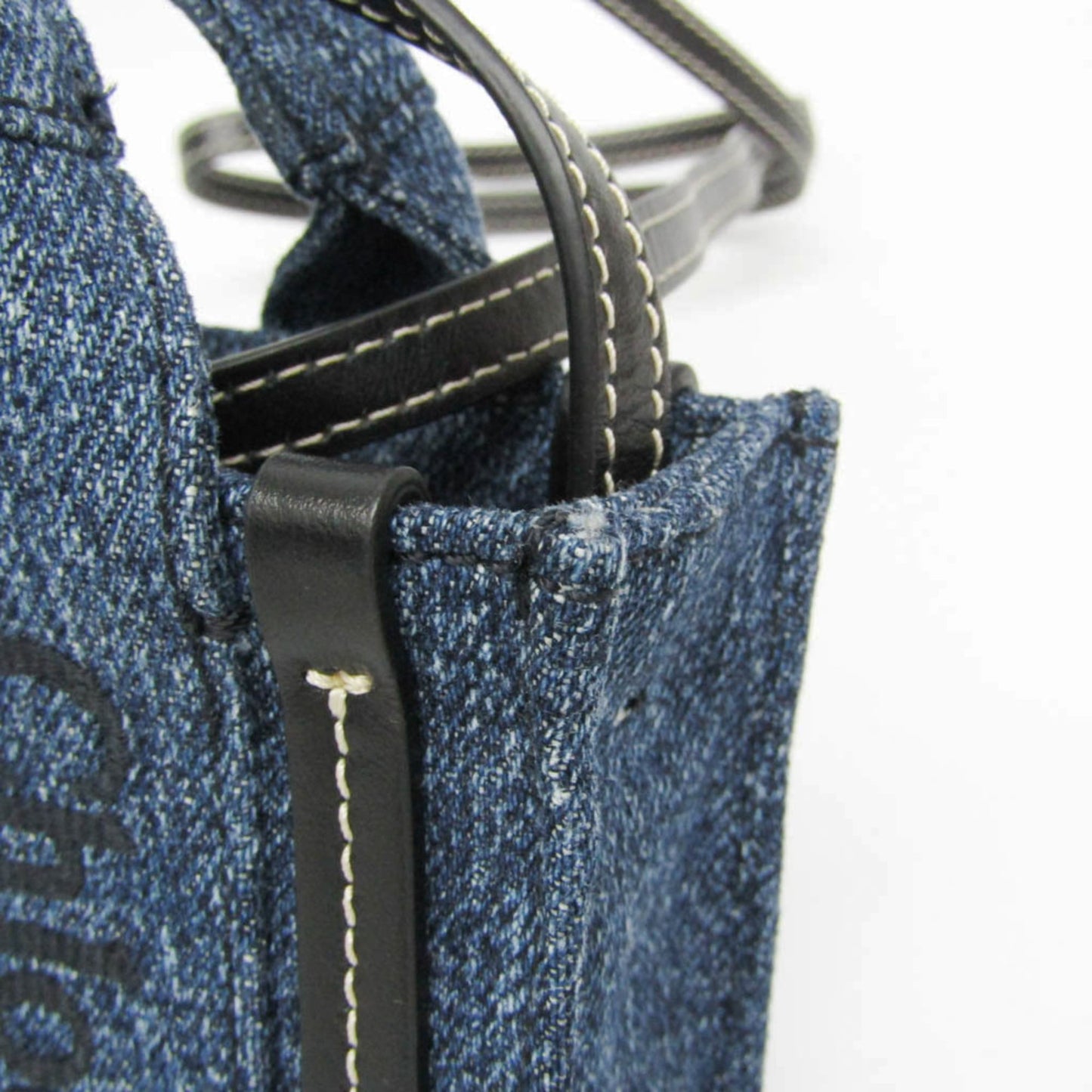 CHLO Handbag Shoulder Bag Denim Leather
