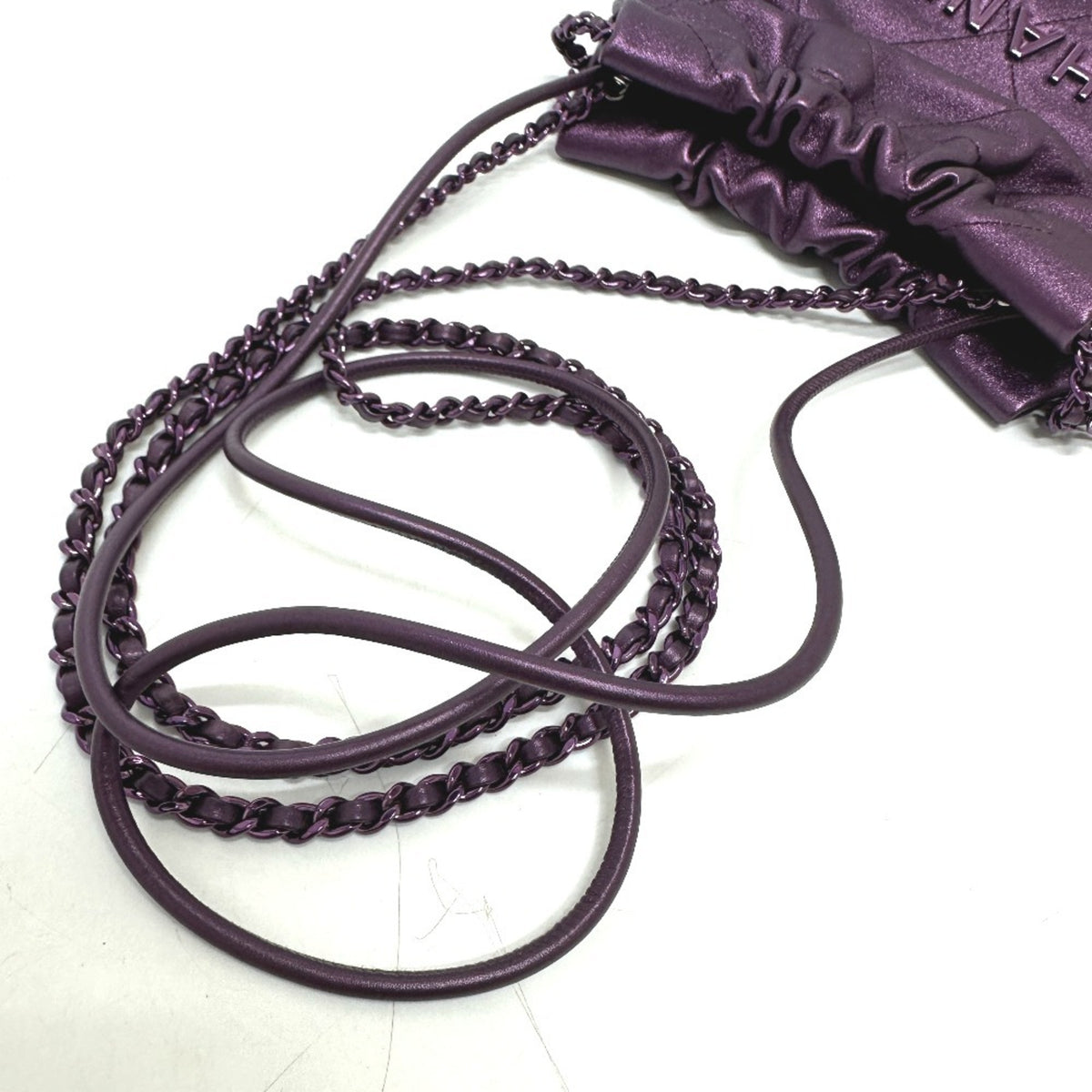 CHANEL Shoulder Bag Leather