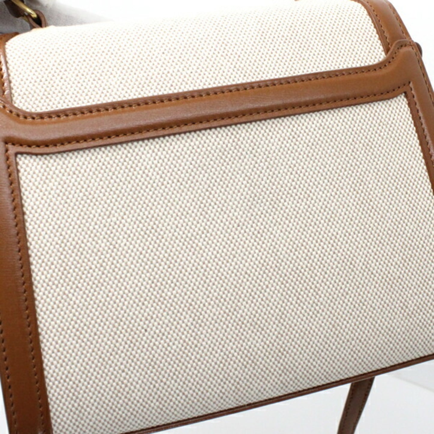 Shoulder Bag Canvas Leather By Saint Laurent