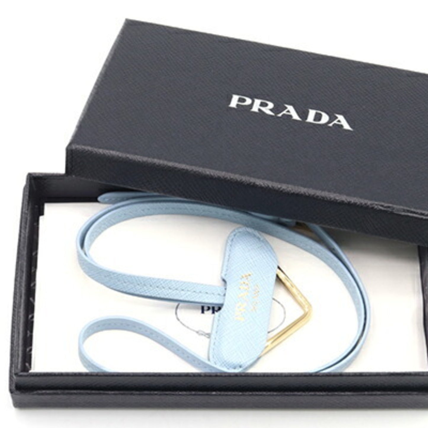 Keyring Leather by Prada