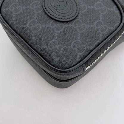 Pochette Shoulder Bag Gucci Leather Pvc