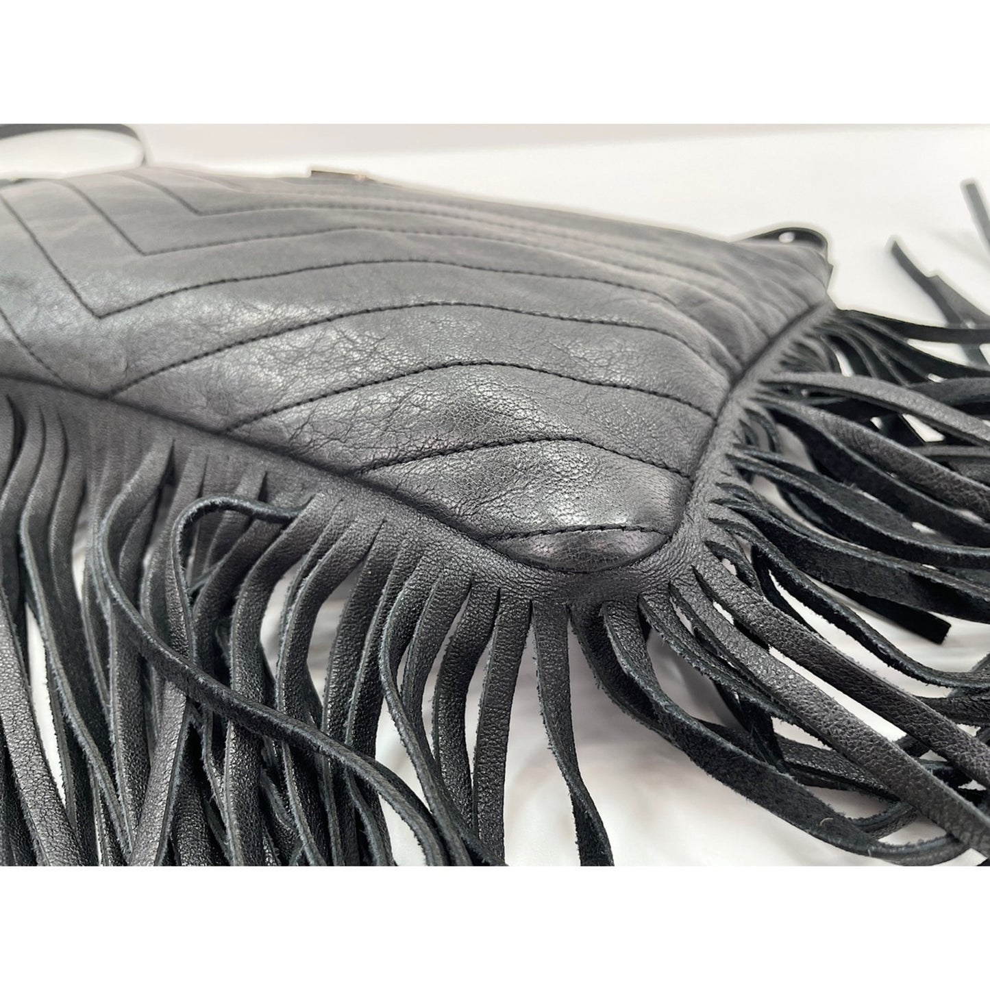 YVES SAINT LAURENT Shoulder Bag Black Clear