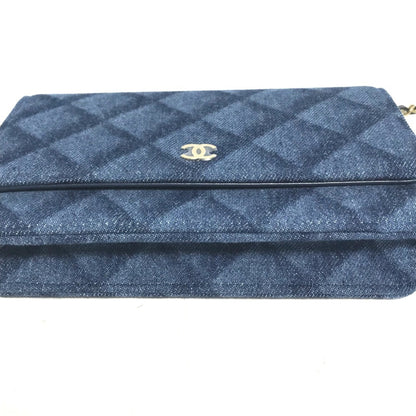 Shoulder bag denim by Chanel