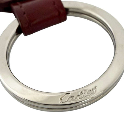 Cartier Keyring Leather Metal