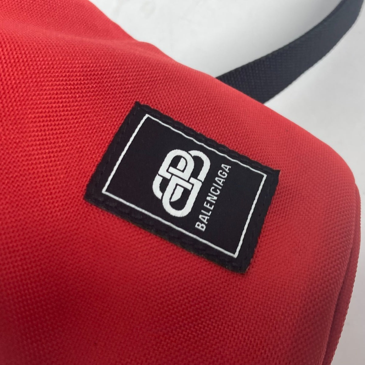 BALENCIAGA Pochette Shoulder Bag Nylon Canvas