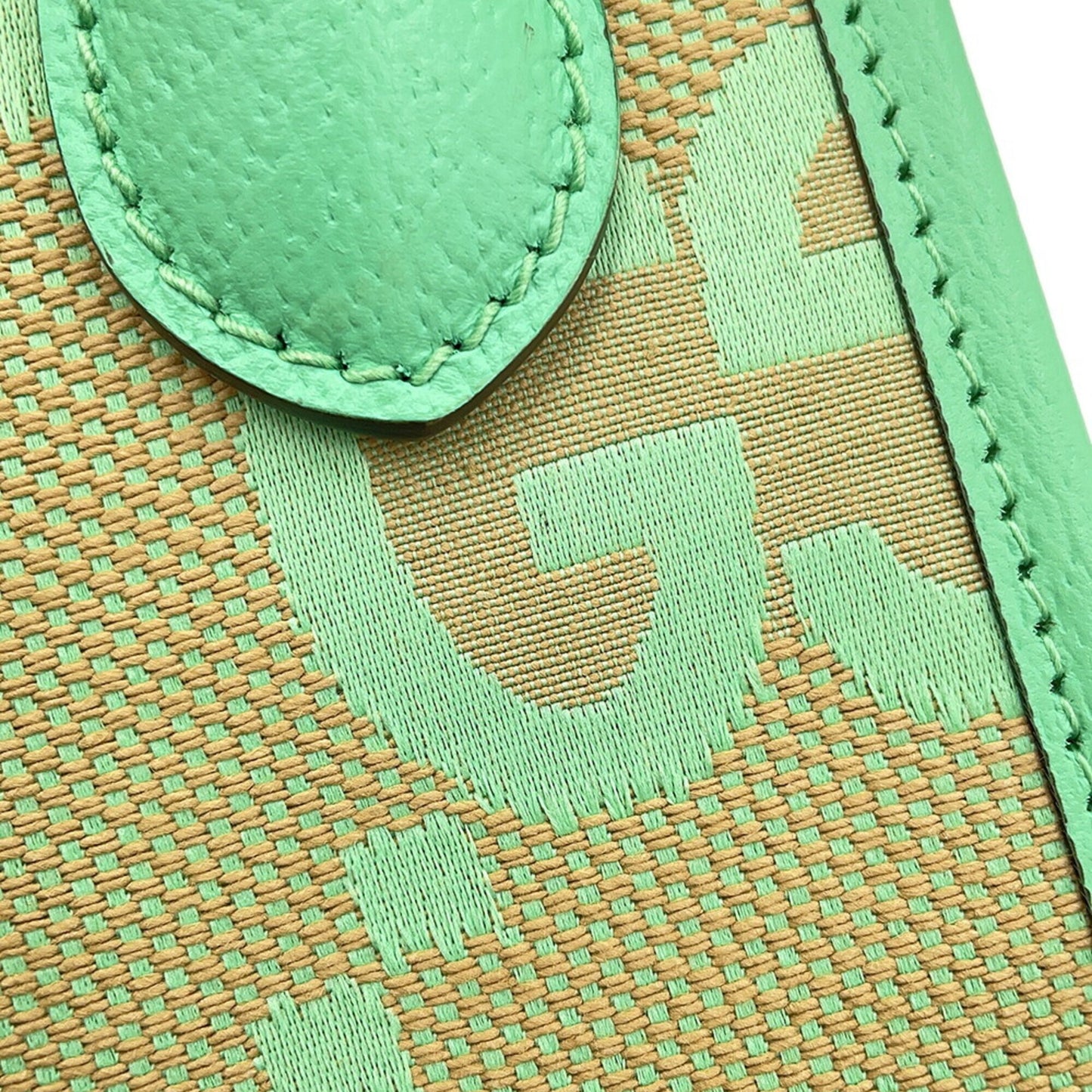 Shoulder Bag Canvas Leather Gucci Handbag