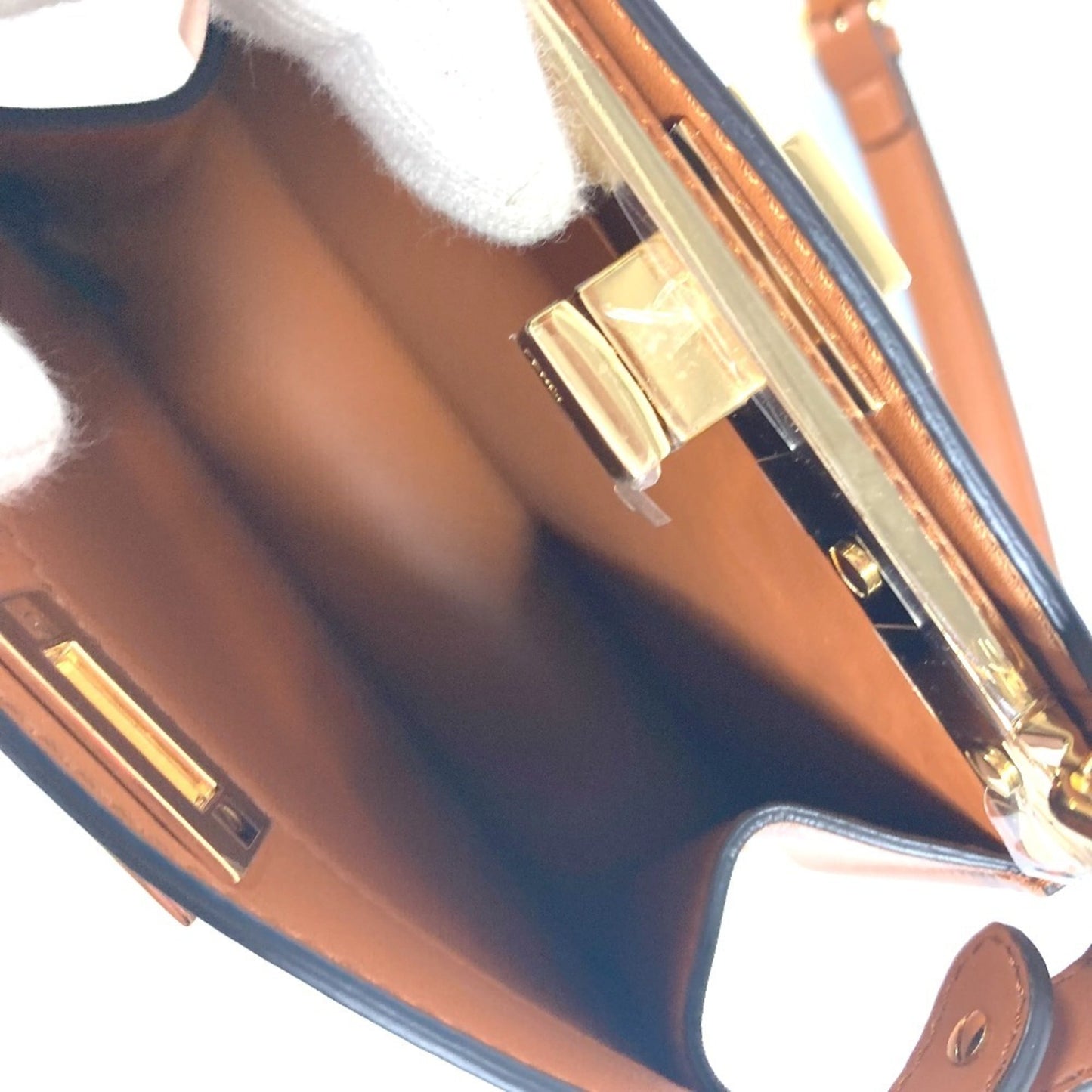 FENDI Handbag Shoulder Bag Leather