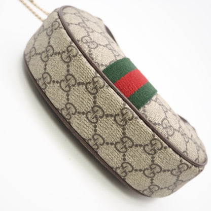 GUCCI Handbag Shoulder Bag Coated Canvas Leather