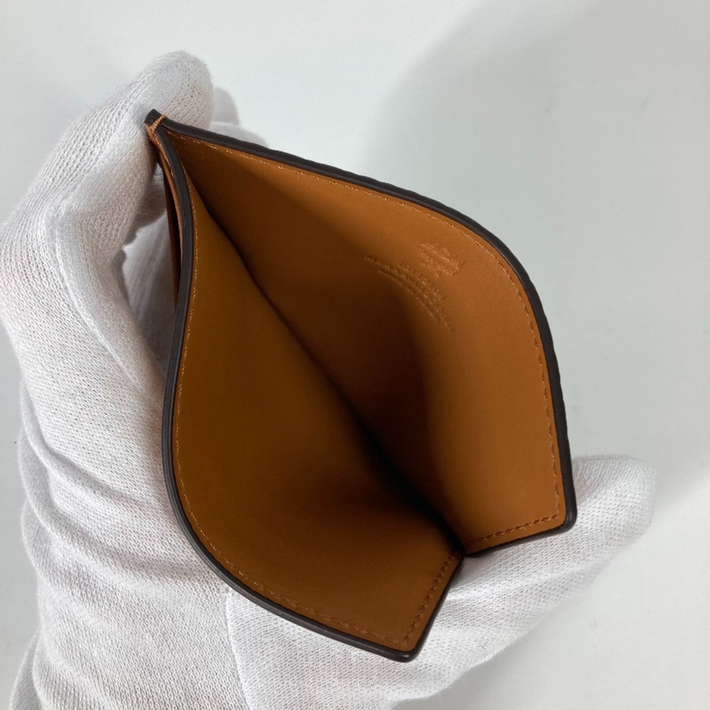 Mcm Business Card Case Leather