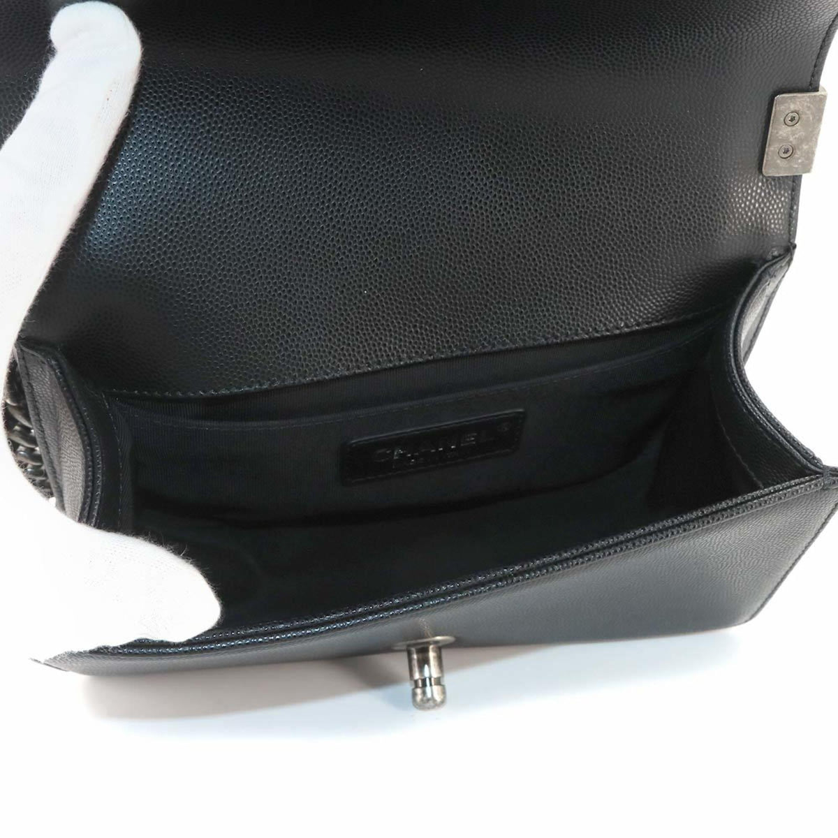 CHANEL Handbag Shoulder Bag Grained Calfskin