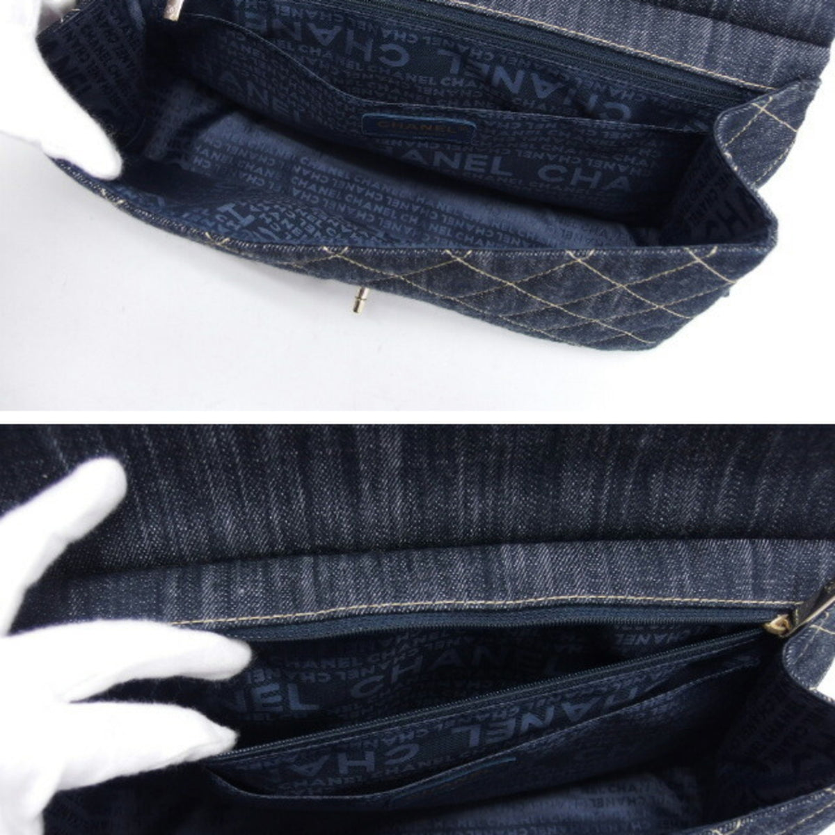 CHANEL Shoulder Bag Denim