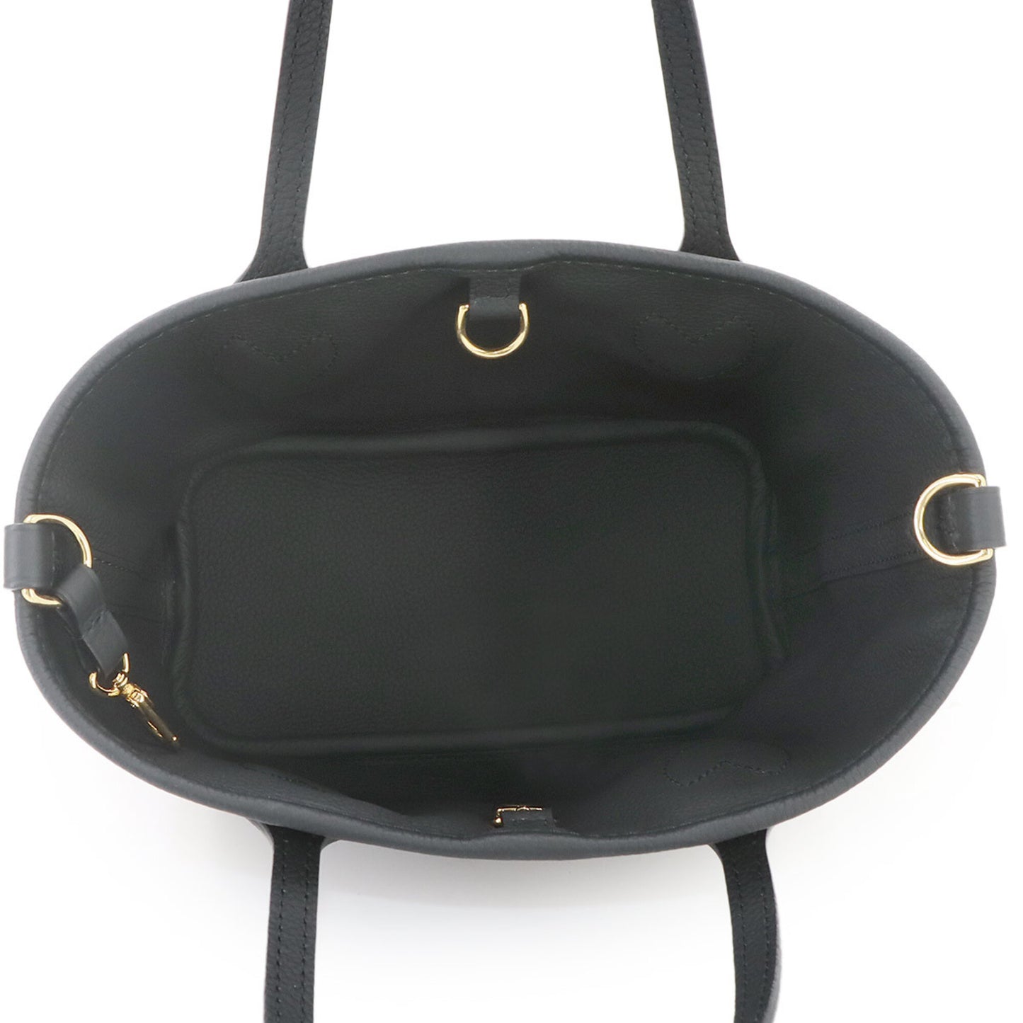 LOUIS VUITTON Handbag Pouch Monogram Canvas Leather