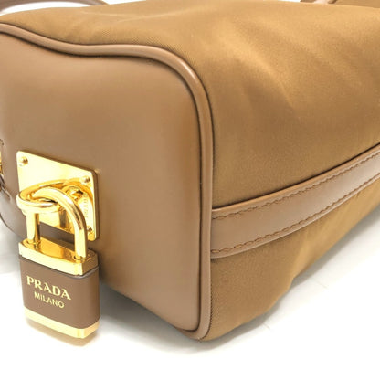 Nylon Leather Prada Bag Shoulder