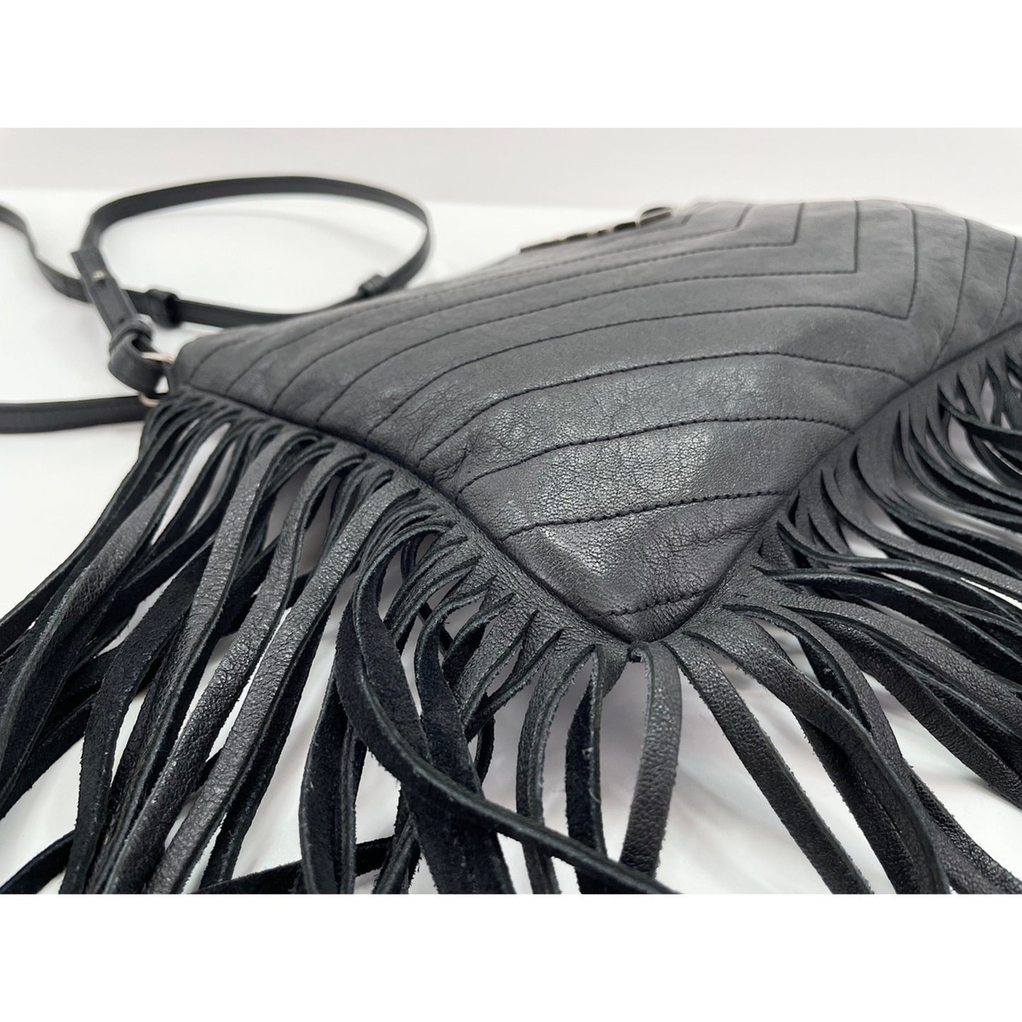YVES SAINT LAURENT Shoulder Bag Black Clear
