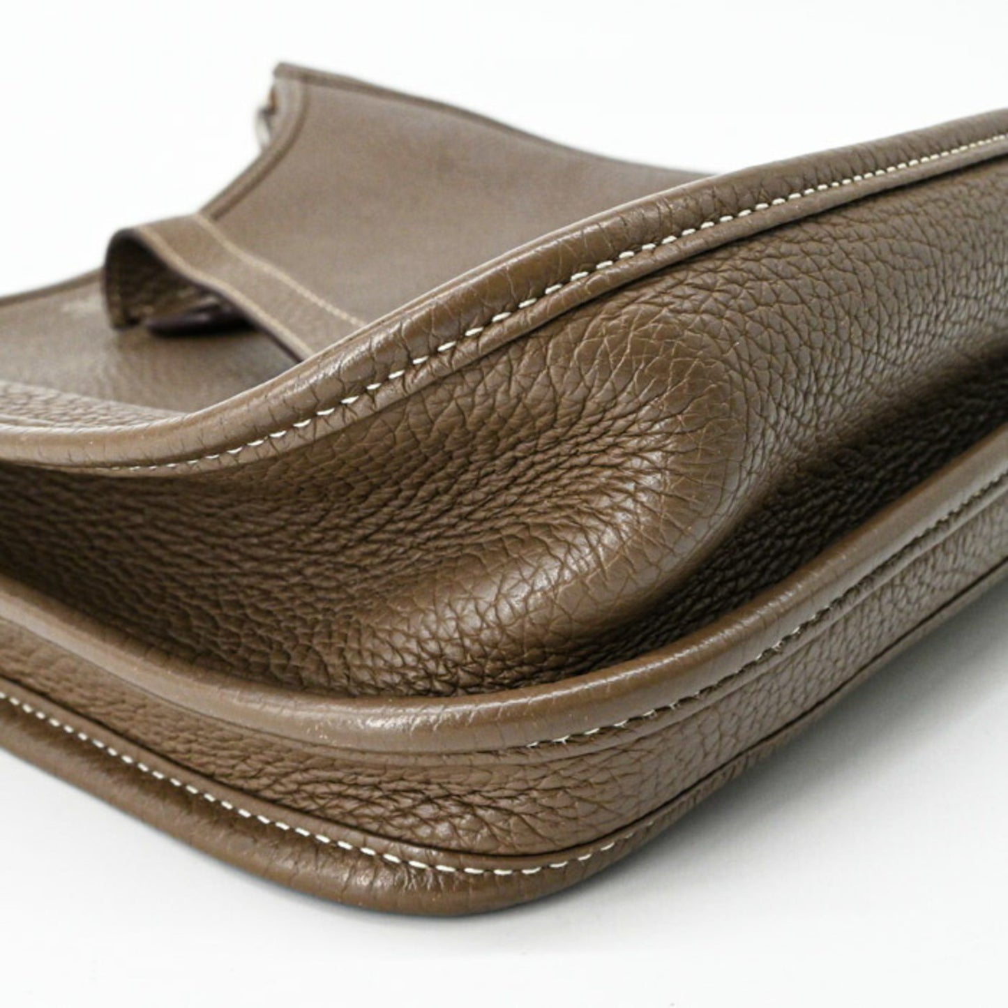 Clemence Leather Shoulder Bag By Hermes