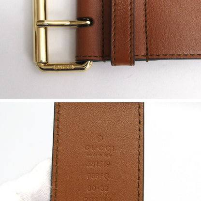 GUCCI Fanny Pack Canvas Leather