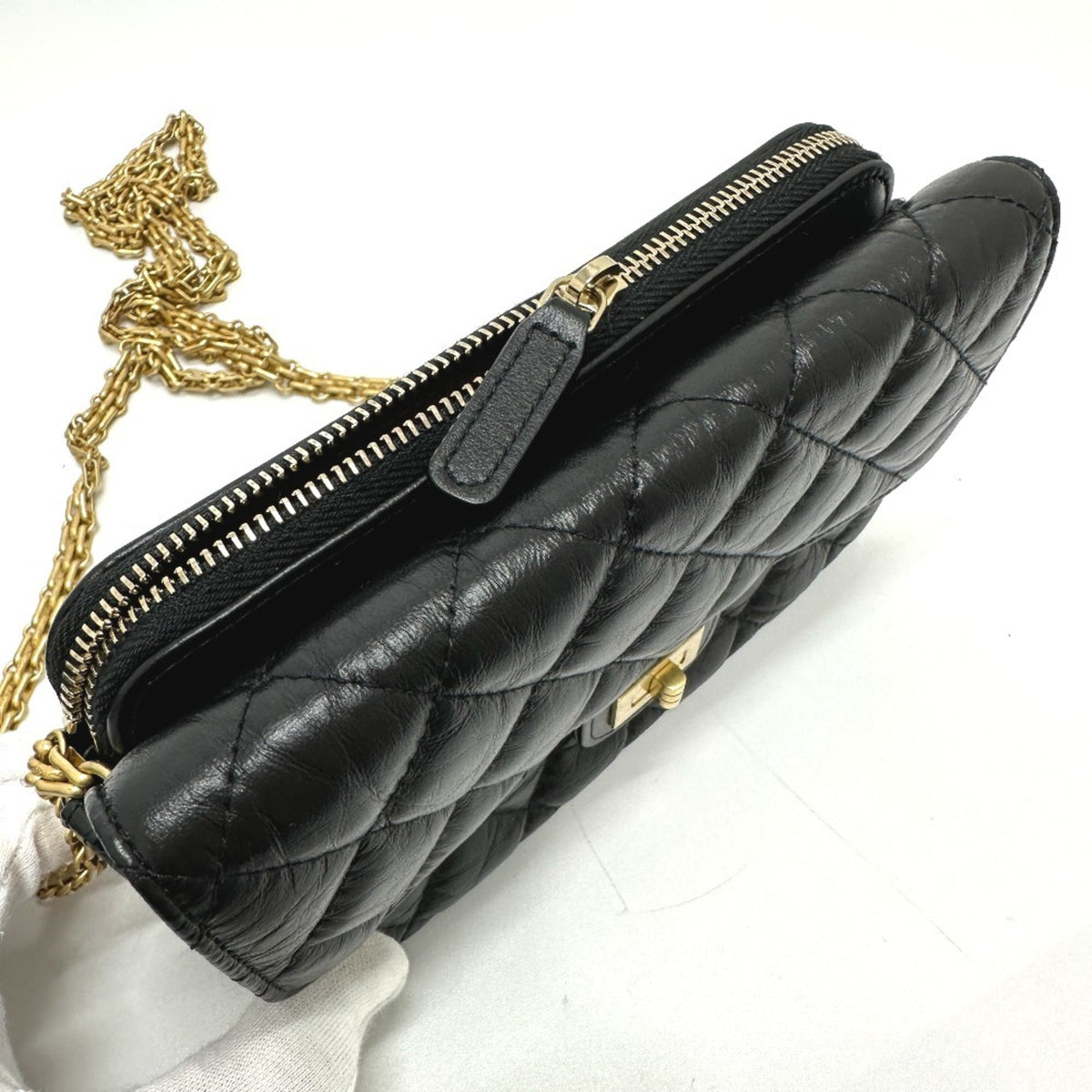 CHANEL Shoulder Bag Leather