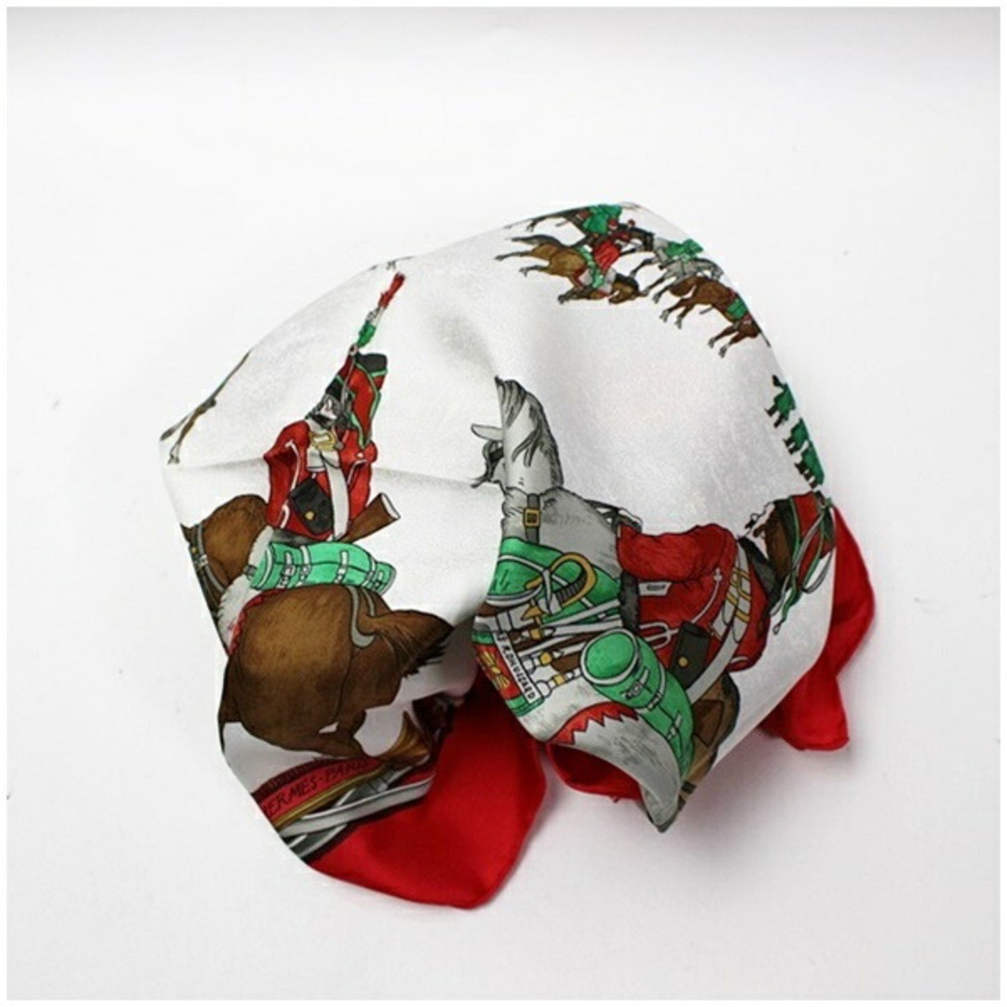 Hermes silk scarf