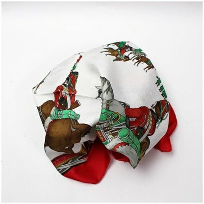 Hermes silk scarf
