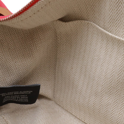 HERMES Handbag Pouch Canvas