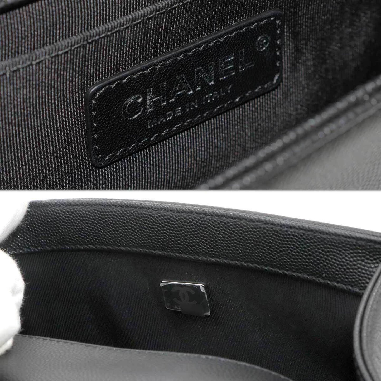 CHANEL Handbag Shoulder Bag Grained Calfskin