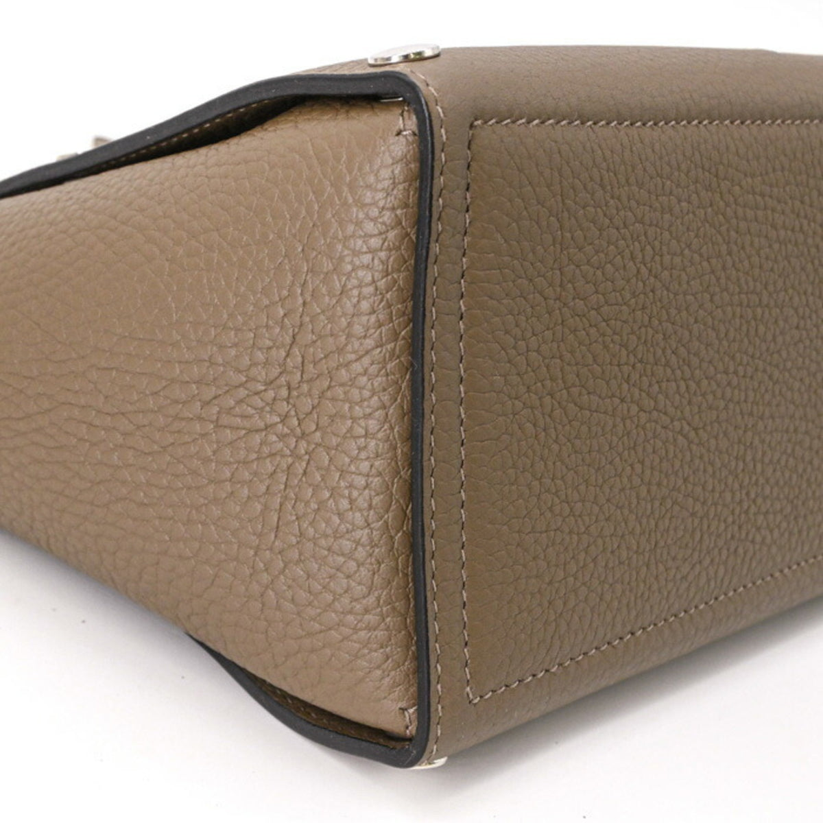 HERMES Handbag Taurillon Clemence Leather