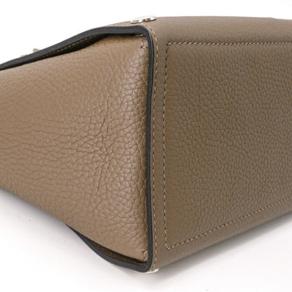 HERMES Handbag Taurillon Clemence Leather