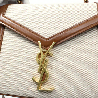 Shoulder Bag Canvas Leather By Saint Laurent