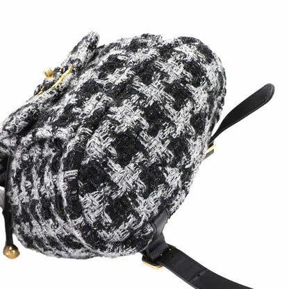 Tweed leather backpack from Chanel