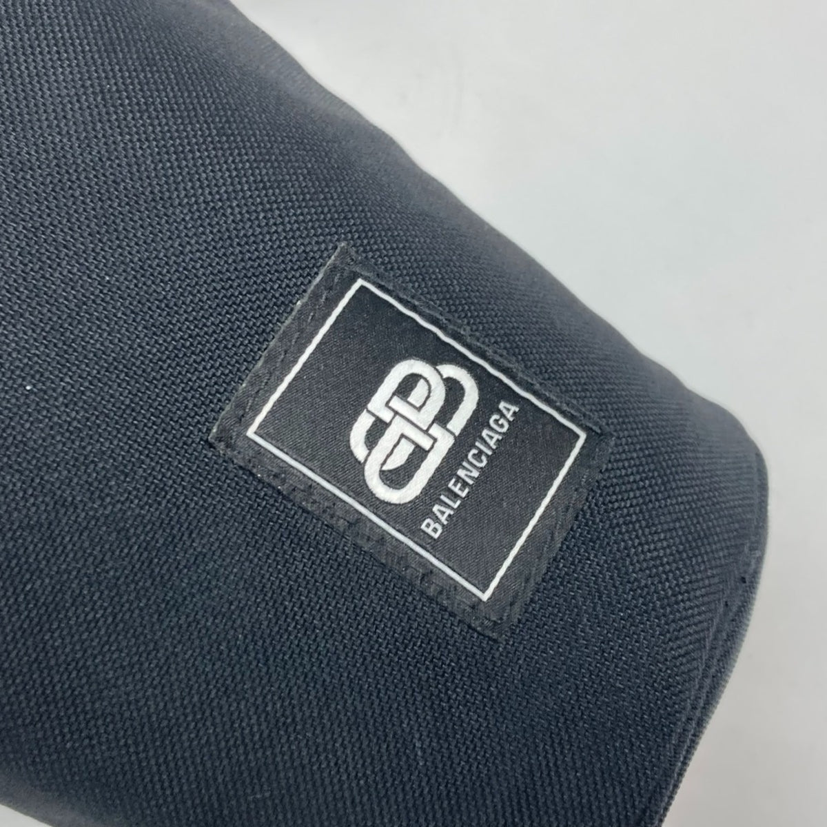 BALENCIAGA Pochette Shoulder Bag Nylon Leather