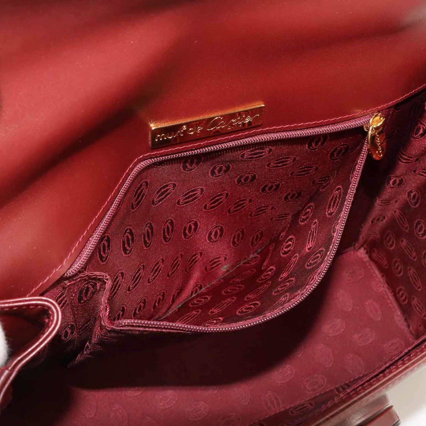 Handbag Cartier Leather