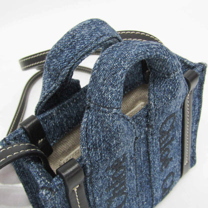 CHLO Handbag Shoulder Bag Denim Leather