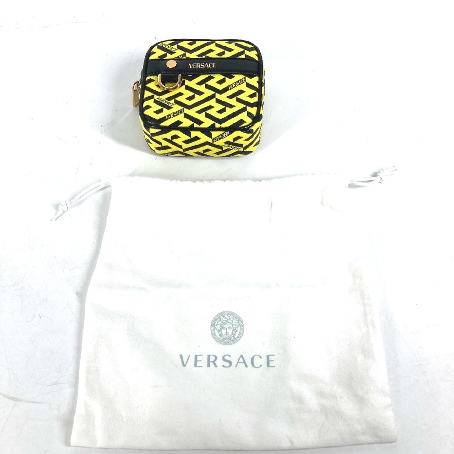 VERSACE Pouch Leather