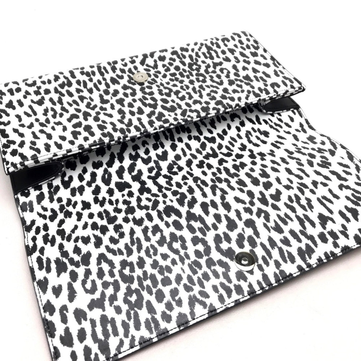 SAINT LAURENT Clutch Bag Leather