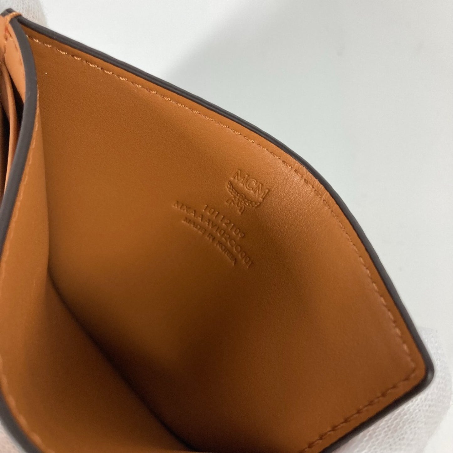 Mcm Business Card Case Leather