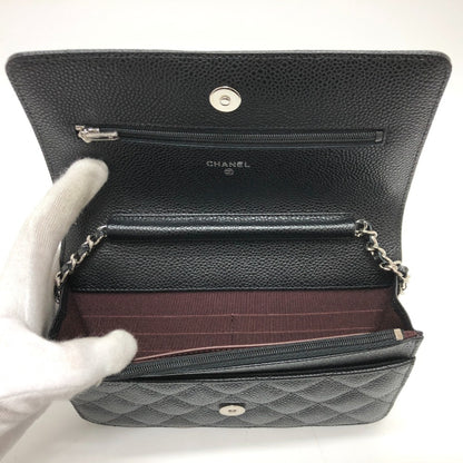 CHANEL Shoulder Bag Caviar Leather