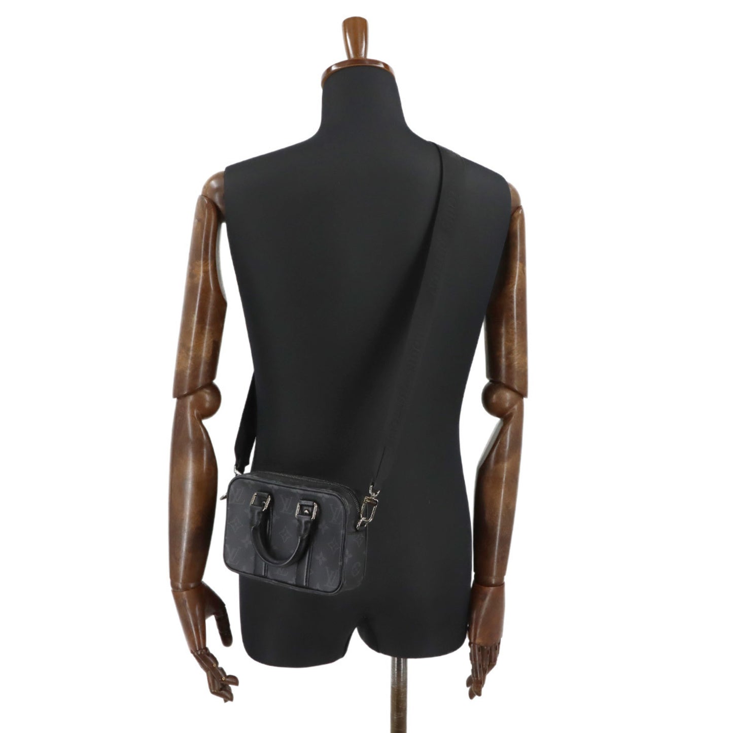Vuitton Monogram Eclipse Louis Handbag Bag Shoulder